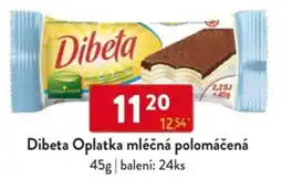 Qanto Dibeta Oplatka mléčná polomáčená nabídka