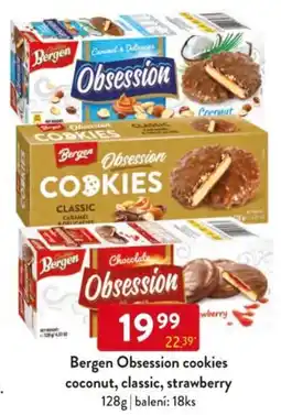 Qanto Bergen Obsession cookies coconut, classic, strawberry nabídka