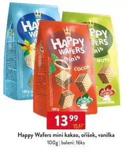 Qanto Happy Wafers mini kakao, oříšek, vanilka nabídka