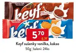 Qanto Keyf sušenky vanilka, kakao nabídka