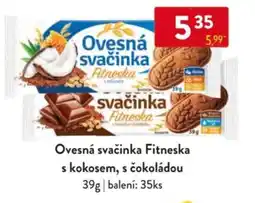 Qanto Ovesná svačinka Fitneska s kokosem, s čokoládou nabídka