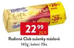 Qanto Rodinné Club sušenky máslové nabídka