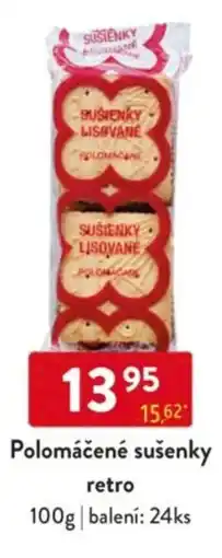 Qanto Polomáčené sušenky retro nabídka