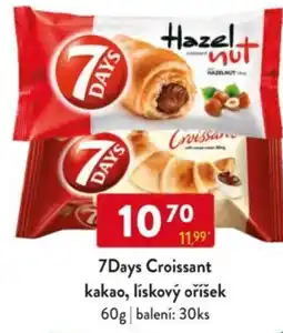 Qanto 7Days Croissant kakao, lískový oříšek nabídka