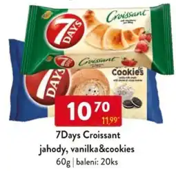 Qanto 7Days Croissant jahody, vanilka&cookies nabídka