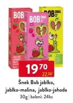 Qanto Šnek Bob jablko, jablko-malina, jablko-jahoda nabídka