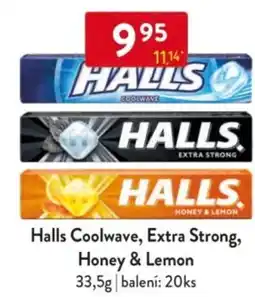 Qanto Halls Coolwave, Extra Strong, Honey & Lemon nabídka