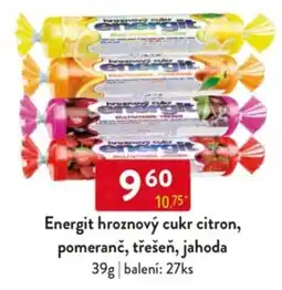 Qanto Energit hroznový cukr citron, pomeranč, třešeň, jahoda nabídka