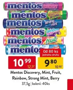 Qanto Mentos Discovery, Mint, Fruit, Rainbow, Strong Mint, Berry nabídka