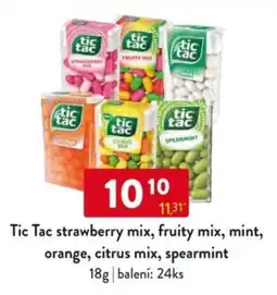 Qanto Tic Tac strawberry mix, fruity mix, mint, orange, citrus mix, spearmint nabídka