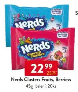 Qanto Nerds Clusters Fruits, Berriess nabídka