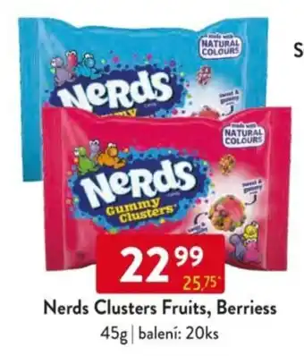 Qanto Nerds Clusters Fruits, Berriess nabídka