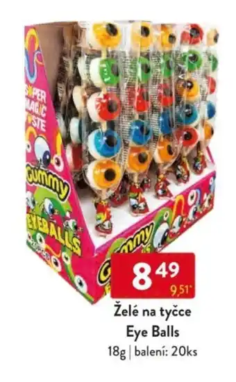 Qanto Želé na tyčce Eye Balls nabídka