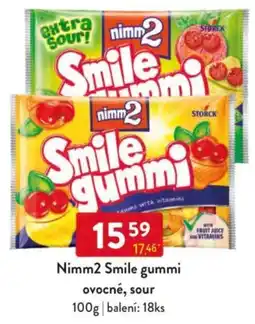 Qanto Nimm2 Smile gummi ovocné, sour nabídka