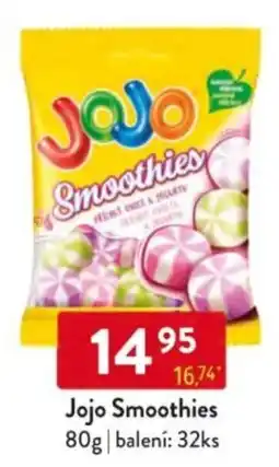 Qanto Jojo Smoothies nabídka
