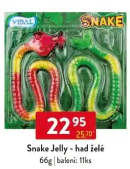 Qanto Snake Jelly - had želé nabídka