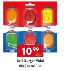 Qanto Želé Burger Vidal nabídka