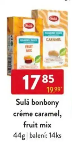 Qanto Sulá bonbony créme caramel, fruit mix nabídka