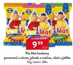 Qanto Pat Mat bonbony pomeranč a citron, jahoda a malina, višeň a jablko nabídka