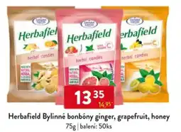 Qanto Herbafield Bylinné bonbóny ginger, grapefruit, honey nabídka