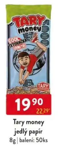 Qanto Tary money jedlý papír nabídka