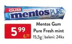 Qanto Mentos Gum Pure Fresh mint nabídka