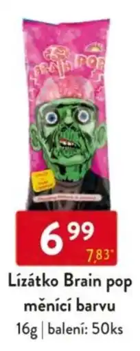 Qanto Lízátko Brain pop měnící barvu nabídka