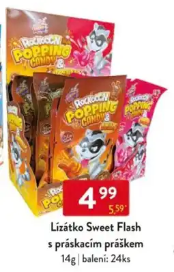 Qanto Lízátko Sweet Flash s práskacím práškem nabídka