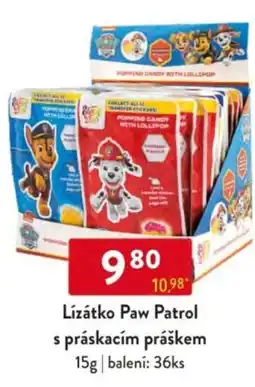 Qanto Lízátko Paw Patrol s práskacím práškem nabídka