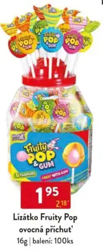 Qanto Lízátko Fruity Pop ovocná příchuť nabídka