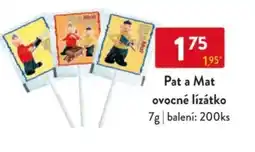 Qanto Pat a Mat ovocné lízátko nabídka