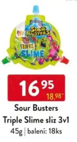Qanto Sour Busters Triple Slime sliz 3v1 nabídka