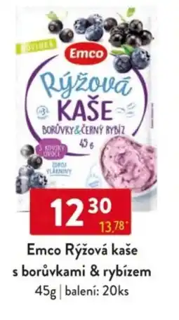 Qanto Emco Rýžová kaše s borůvkami & rybízem nabídka