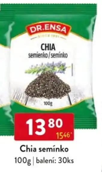 Qanto DR.ENSA Chia semínko nabídka