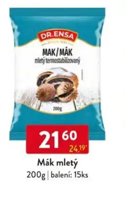 Qanto DR.ENSA Mák mletý nabídka
