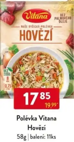 Qanto Polévka Vitana Hovězí nabídka