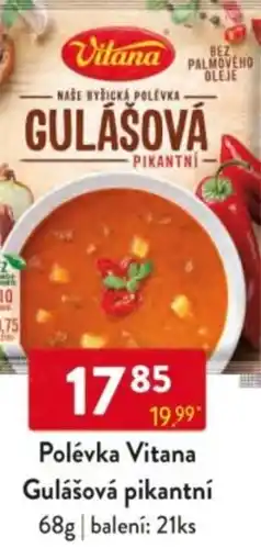 Qanto Polévka Vitana Gulášová pikantní nabídka