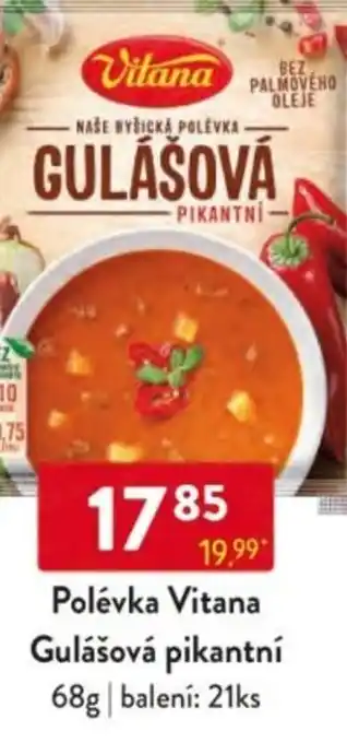 Qanto Polévka Vitana Gulášová pikantní nabídka