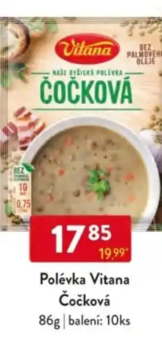 Qanto Polévka Vitana Čočková nabídka