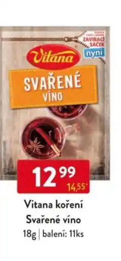 Qanto Vitana koření Svařené víno nabídka