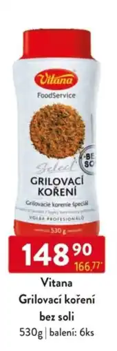 Qanto Vitana Grilovací koření bez soli nabídka