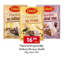 Qanto Vitana koření pyramidky Svíčková, Na vývar, Svařák nabídka