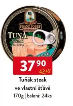 Qanto Tuňák steak ve vlastní šťávě nabídka
