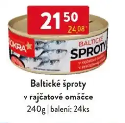 Qanto Baltické šproty v rajčatové omáčce nabídka