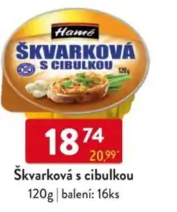 Qanto Hamé Škvarková s cibulkou nabídka