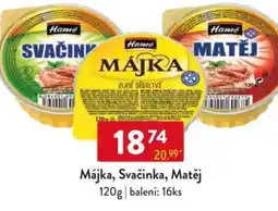 Qanto Hamé Májka, Svačinka, Matěj nabídka