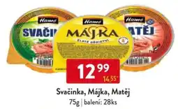 Qanto Hamé Svačinka, Májka, Matěj nabídka