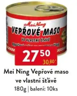 Qanto Mei Ning Vepřové maso ve vlastní šťávě nabídka