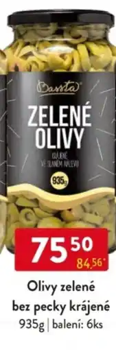 Qanto Bassta Olivy zelené bez pecky krájené nabídka