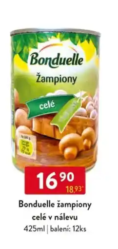 Qanto Bonduelle žampiony celé v nálevu nabídka